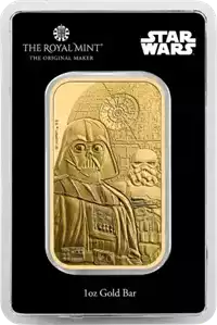 Złota sztabka 1 uncja Star Wars Dark Side The Royal Mint